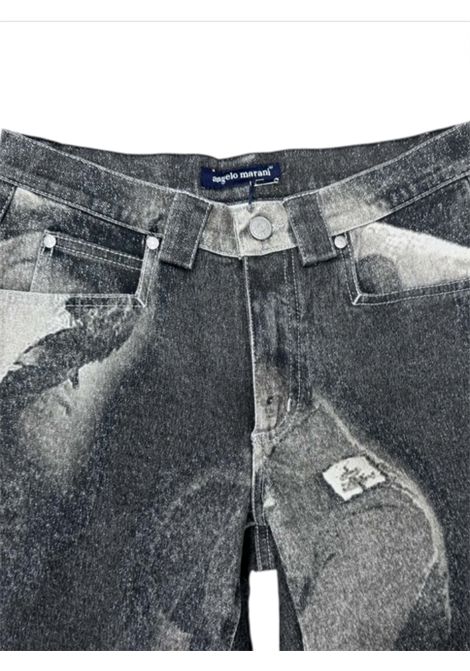 Pantaloni Denim Vintage con Stampa Artistica - Angelo Marani ANGELO MARANI | A5.6753.701530